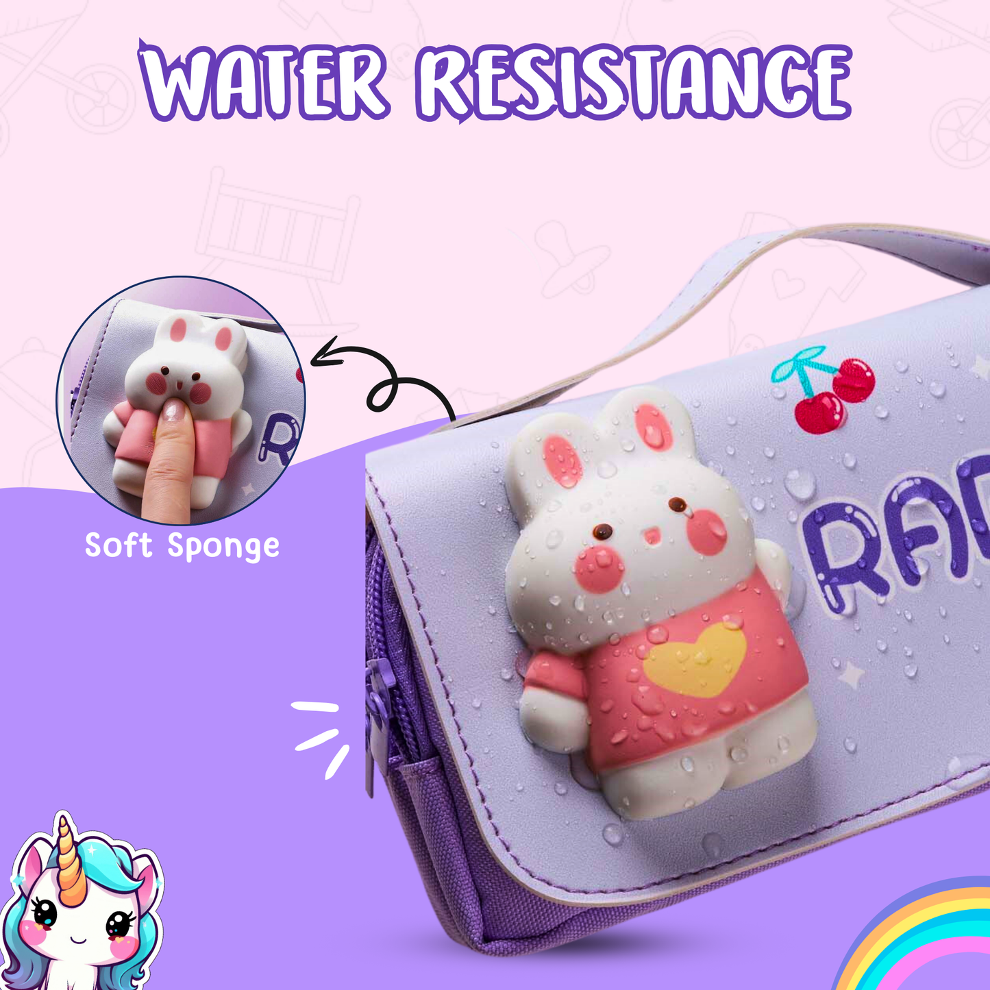 Premium sponge Pencil Box