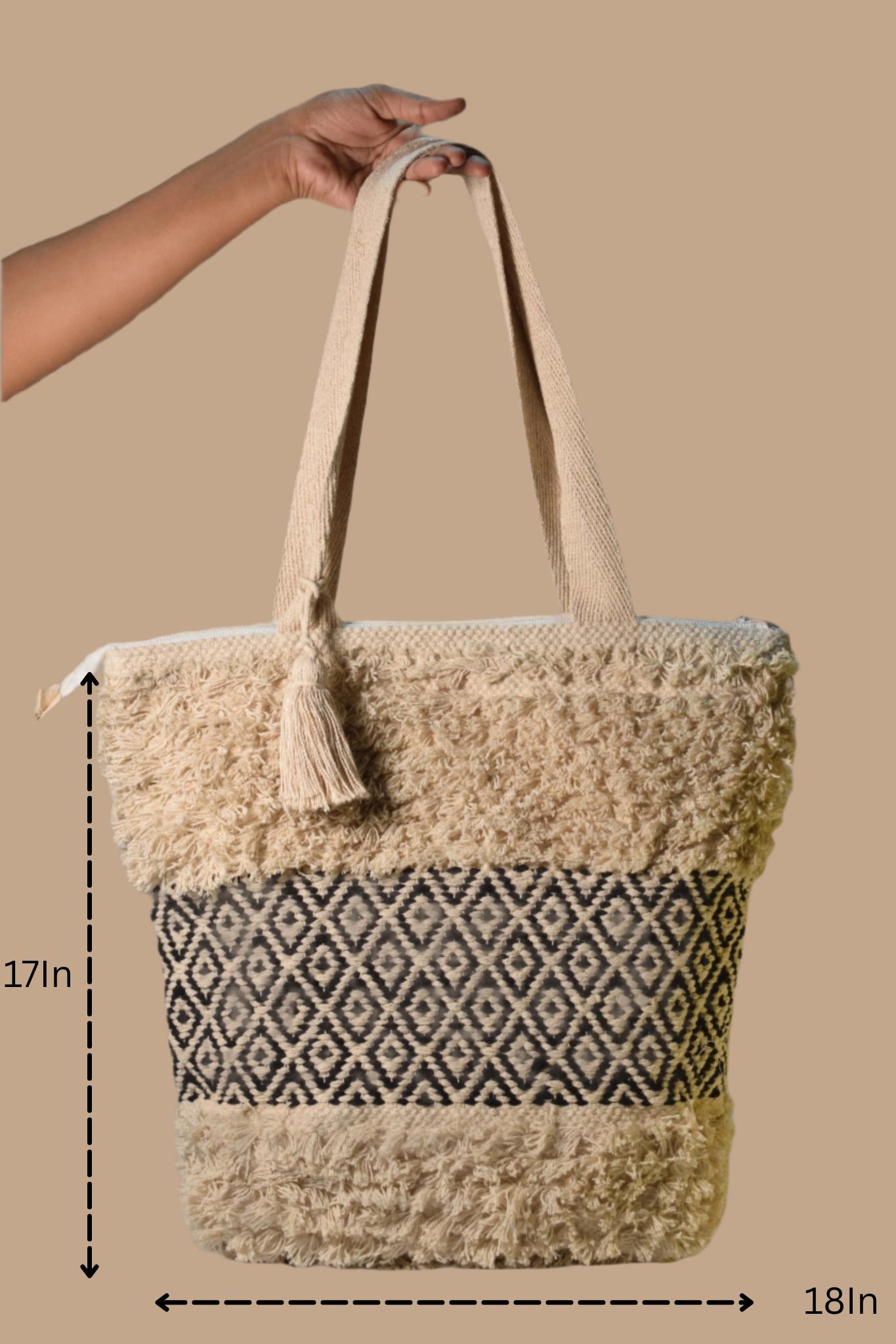 Klara - Multi Fringed Tote