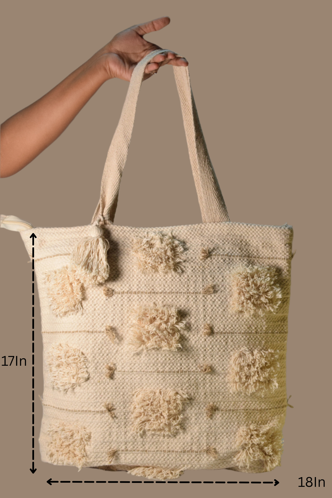 Klara - Patch Fringed Tote