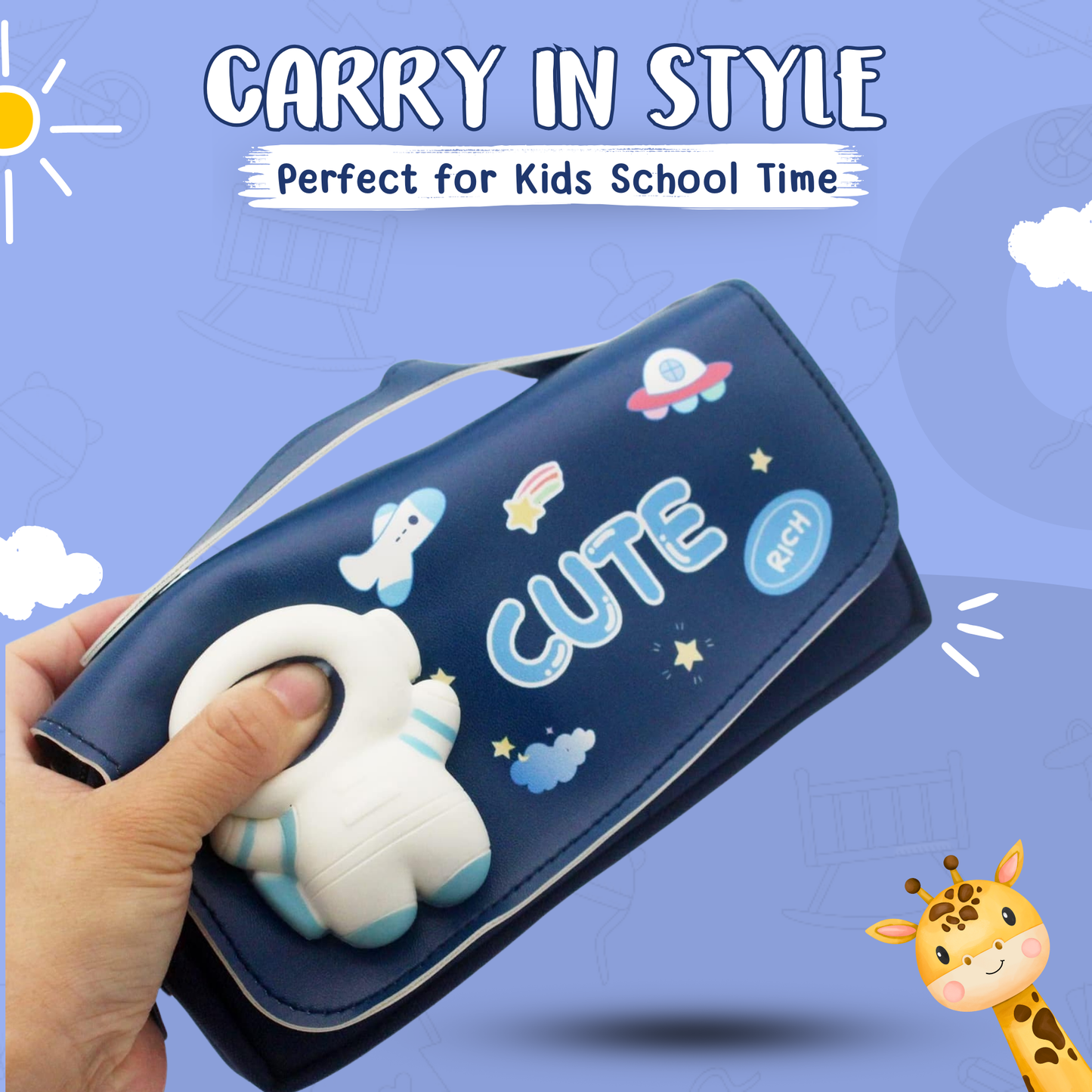 Premium sponge Pencil Box
