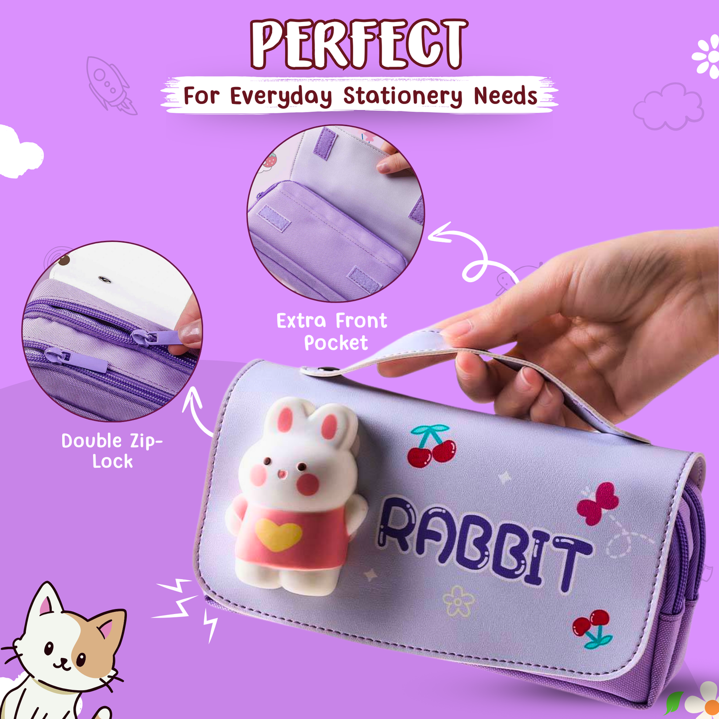 Premium sponge Pencil Box