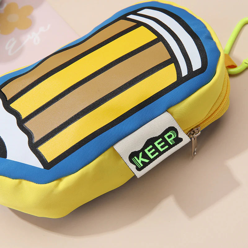 Cute Pencil Shape Keychain Pouch