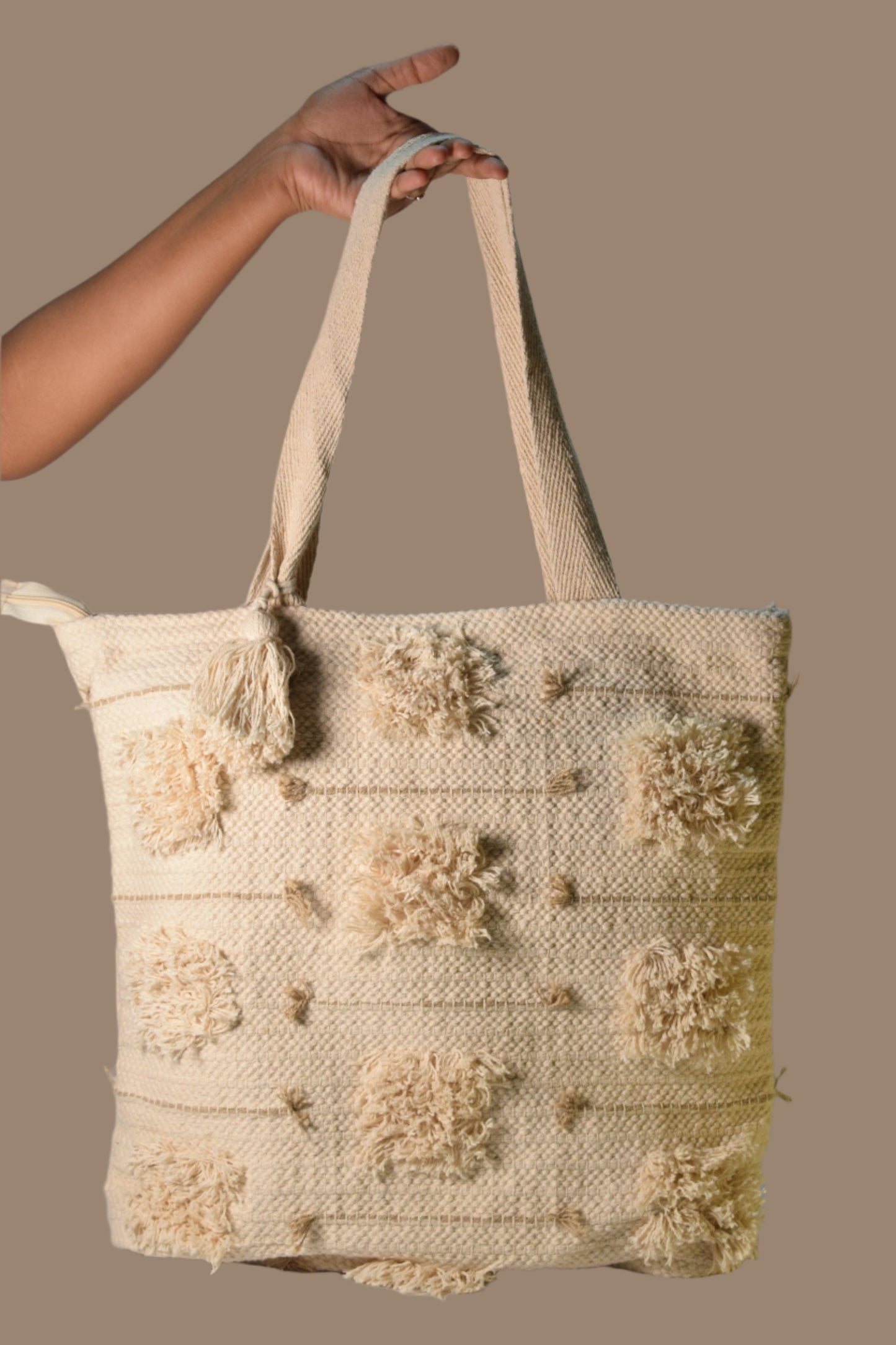Klara - Patch Fringed Tote