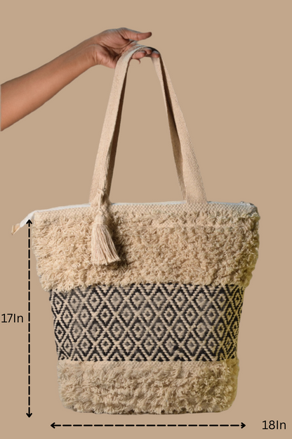 Klara - Multi Fringed Tote