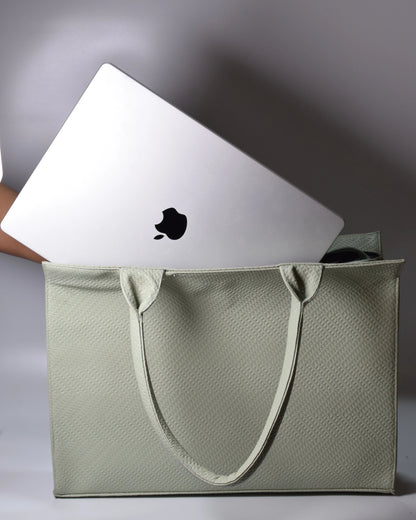 Rini - Pastel Green Box Tote